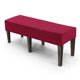 thumbnail image 1 of Funda de banco Jacquard Uxcell, 49 - 63" Funda de asiento de banco sólida, extraíble y lavable para banquete/dormitorio/piano [Fucsia, L], 1 of 6