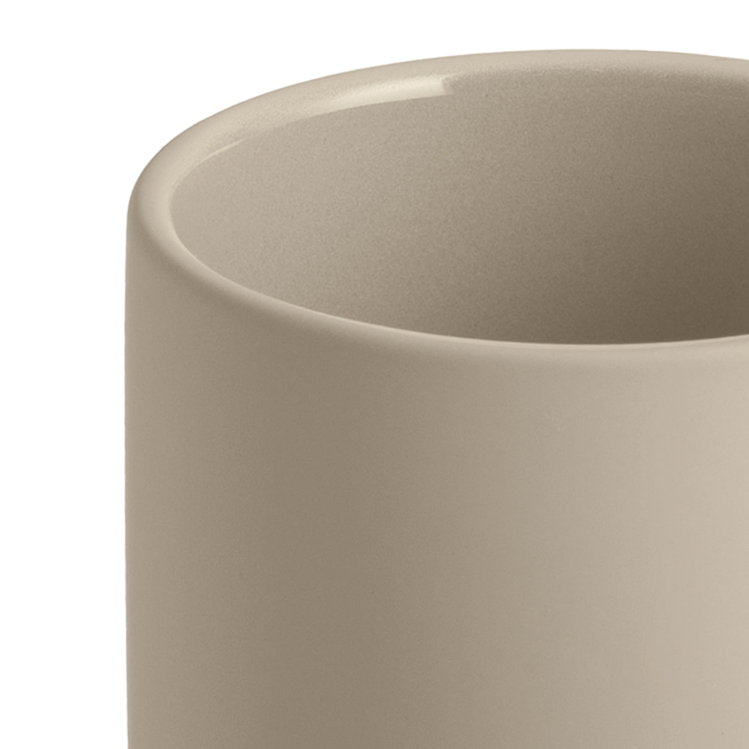 Mainstays Soft Touch Ceramic Toothbrush Holder Tan