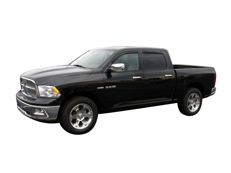 Photo 1 of AVS 09-18 Dodge RAM 1500 Crew Cab Ventvisor Low Profile In-Channel Deflectors 4pc - Smoke