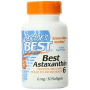 Doctor's Best Best Astaxanthin, 6 mg, 30 Softgels