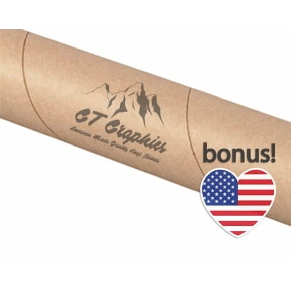 Security Set of 2-18" Each - Large Size Vinyl Stickers - for Truck Car Cornhole Board