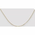 thumbnail image 2 of 10K Yellow Gold 1.25mm Flat Figaro Pendant Chain (16 X 1.25) Made In South Africa 10pe7-16, 2 of 5