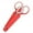 Red With White, variant on BE-TOOL Stainless Steel Scissor with Hook Remover, Scissors with Hook Taker, Cutting Fishing Line Scissors (Blue)