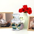 thumbnail image 6 of JAGASY Tiger Urns for Human Ashes for Women, Light Blue Urns for Human Ashes Adult Female, Forest Decorative Urn, Small Keepsake Urn for Daughter & Son, (3 Inch), 6 of 7