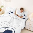 thumbnail image 3 of Erosebridal Boys Girls Soccer Print Full Size Sheets 4-Piece,Sport Gamer Bed Sheets for Kids Teens,Super Cozy Room Decor, 3 of 5