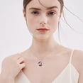 thumbnail image 3 of Dorunmo Black Cat Necklace 925 Sterling Silver Crescent Moon Pendant Halloween Necklace Cat Jewelry for Women Gifts for Lovers, 3 of 6