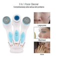 thumbnail image 2 of 3 In 1 Electric Facial Cleansing Brush Silicone Rotating Face Brush Deep Cleaning Skin Peeling Massager Cleanser Exfoliation 26-27s, 2 of 5