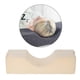 thumbnail image 4 of Almohada profesional para pestañas, soporte para el cuello, ergonómica, con cremallera, espuma viscoelástica para pestañas. Naranja, 4 of 6