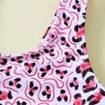thumbnail image 5 of GYRATEDREAM 2-12 Years Girl's Tropical Print Bikini Bathing Suit with Kimono 3 Piece Floral Swimsuits, 5 of 7