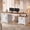 White + Brown, variant on SEDETA 62" Farmhouse Executive Desk with File Drawers & Storage Cabinet, Computer Desk with Built-in Power Outlet, Large Work Study Writing Desk for Home Office, Walnut