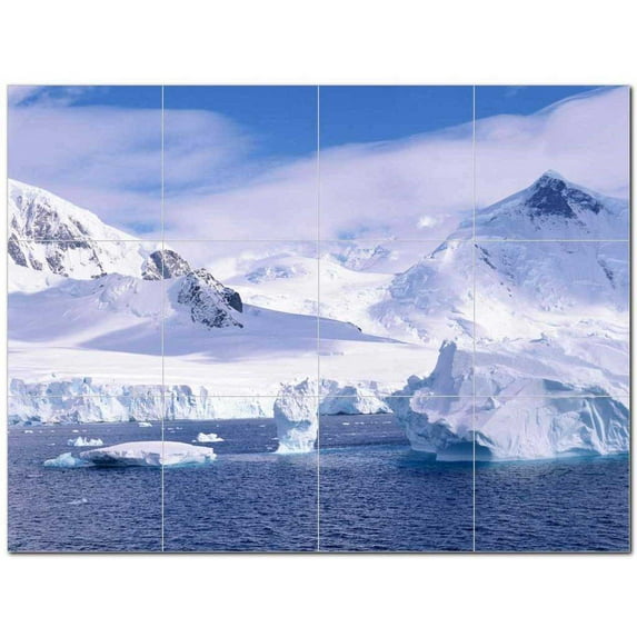 Winter Photo Ceramic Tile Mural Kitchen Backsplash Bathroom Shower 406407-L43