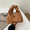 thumbnail image 1 of Bolso de mano de estilo nuevo para niñas, de moda, informal, con diseño de nicho, estilo cubo plisado, 2025, 1 of 5