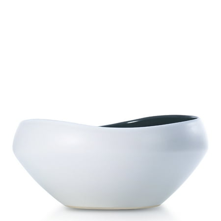 Semi-glossy Ceramic Fruit Bowl Decorative Centerpiece Bowl Best for Serving for Fruit Salad Unique Modern