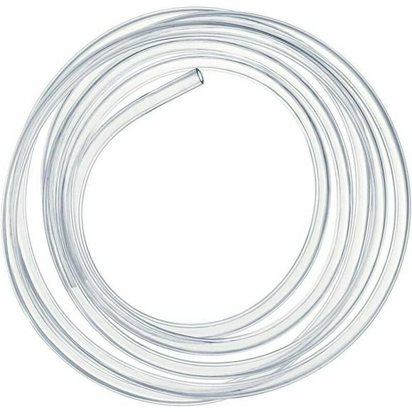 Multipurpose Tubing, PVC Transparent Hose 4 X 6mm, Soft and Flexible Kink-Resistant Tubing for Aquariums, Drinking Water Pipes, Fuel Hoses, Hydroponics, and Air Compressors (1PC)