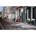 thumbnail image 2 of Hofstra,HJ 32x23 Black Ornate Wood Framed with Double Matting Museum Art Print Titled - Street, 2 of 4