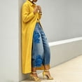 thumbnail image 4 of Karymi Jeans for Women High Waist Floral Print, Large Flower Pattern Loose Wide Leg Denim Trousers with Side Pockets, 4 of 9