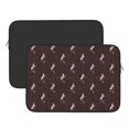thumbnail image 2 of Bingfone Leopard Print Laptop Sleeve Case 15 inch , 360° Protective Computer Carrying Bag, 2 of 8