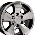 thumbnail image 4 of New 17 inch Aluminum Wheel for 03-09 Lexus GX470 Black W/Machined Face Rim, 4 of 4