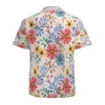 thumbnail image 3 of High Quality Hawaiian Shirts for Men Short Sleeve Aloha Beach Shirt Floral Summer Casual Button Down Shirts Blouses GQSX96, 3 of 7