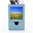 thumbnail image 1 of Spanish Idyllic Landscape Happy Mood Desk Supplies Organizer Pen Holder Card, 1 of 3