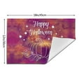 thumbnail image 3 of XMXT Woven Placemats Set of 6, Halloween Decoration Pumpkin Illustration Stain Resistant Table Runner Anti-Skid Place Mats for Dining Table, 12 x 18 inches, 3 of 6