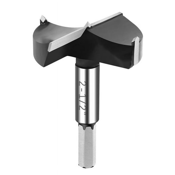 Symkmb 2-1/2 Inch Carbide Drill Bit, Carbide Drill Bit for Hardwood, Woodworking Drill Bit for Wood Plywood Plastic Metal