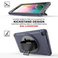 thumbnail image 5 of Dteck Galaxy Tab A 8.0 2019 Case, Heavy Duty 360 Degree Rotating Kickstand Full-Body Impact Resistant Cover with Hand Strap For Samsung Galaxy Tab A 8.0 Inch 2019 (SM-T290 /SM-T295), Deep Blue, 5 of 11