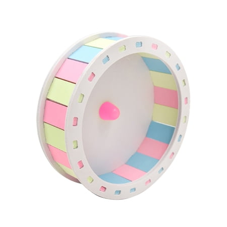 Pet Hamster Running Wheel Toy Roller Round Silent Cage Supplies Exercise Accessories