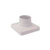 Livex Lighting Traditional White Outdoor Pier Mount Adaptors 7507-03