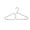 🔥 Gray_New#6831, variant on Foldable Plastic Clothes Hanger | Space-Saving Collapsible Design | Durable Folding Coat Hanger for Closet Organization, Compact Storage Solution, 1 Pack