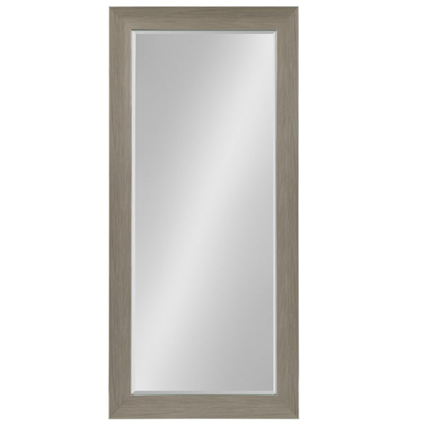 Kate And Laurel Tahoe Extra Large Beveled Wall Mirror Full Length Floor Leaner 30 5 X 66 Gray Silver Com - Extra Large Wall Mirror No Frame