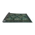 thumbnail image 2 of Ahgly Company Indoor Square Animal Light Blue Traditional Area Rugs, 3' Square, 2 of 4