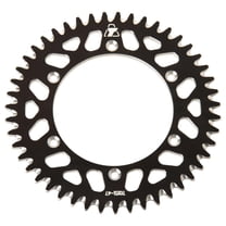 Tusk Rear Aluminum Sprocket 47 Tooth Black for Sherco 125 SE Factory 2018-2024