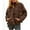 Coffee, variant on Breezora Womens Lightweight Packable Puffer Jacket with Zip Warm Winter Short Coat S Size Pink