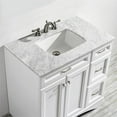 thumbnail image 5 of Vinnova Naples 36" Single Vanity in White with Carrara White Marble Countertop, 5 of 7