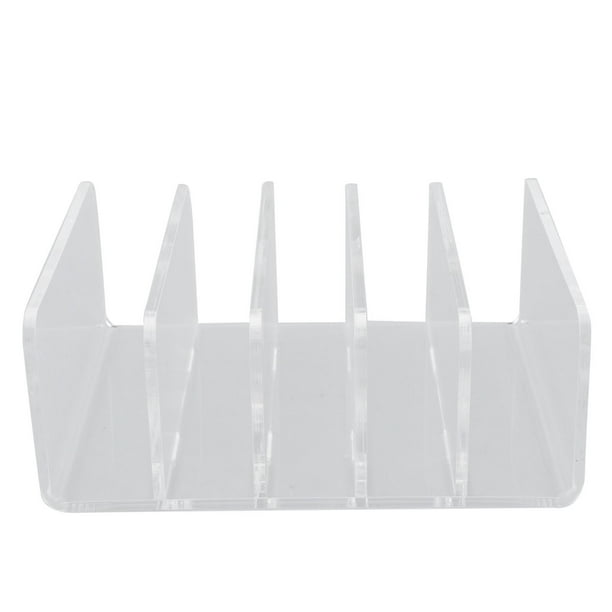 Organizador De Archivos De Escritorio Acrílico, Organizador De Archivos De Escritorio Transparente, Estante Antideslizante Multifunción, Acrílico Transparente Seguro, Fácil