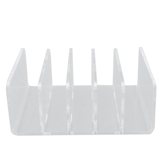 Organizador De Archivos De Escritorio Acrílico, Organizador De Archivos De Escritorio Transparente, Estante Antideslizante Multifunción, Acrílico Transparente Seguro, Fácil