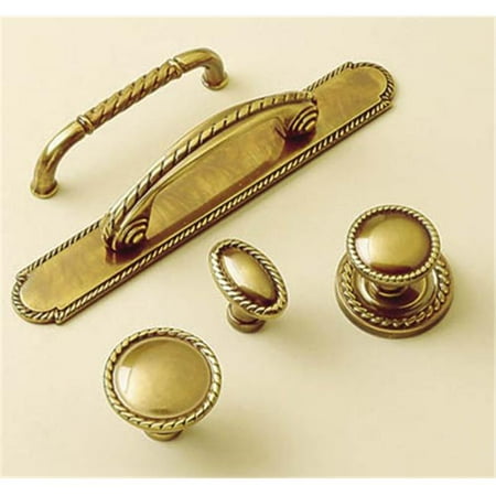 - BWP106 07 Annapolis 1.5 in. Knob, Backplate Antique Brass