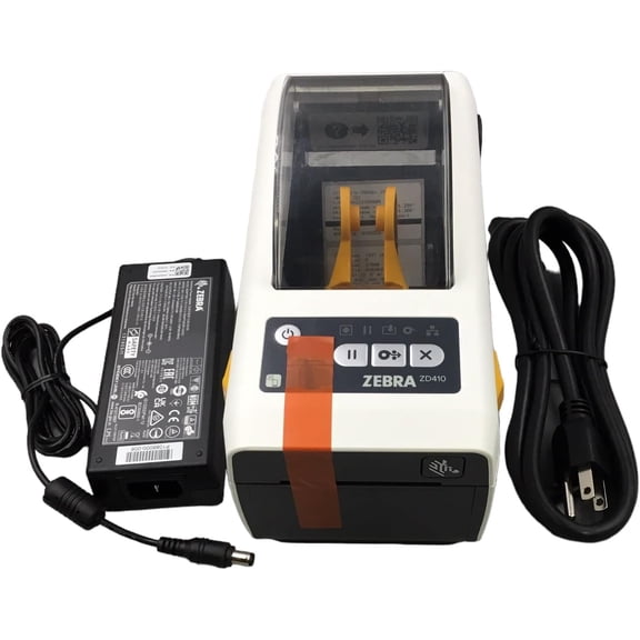 Restored Zebra ZD410 Healthcare Desktop Printer  P/N: ZD41H22-D01W01EZ Direct Thermal, 2 Print Width, 203 dpi, Wi-Fi 802.11ac & Bluetooth 4.0 (P/N: ZD41H22-D01W01EZ) (Refurbished)