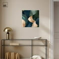 thumbnail image 3 of Navy and Emerald Bits I Canvas Blue Abstract Art by Art Remedy, Gallery Wrapped, 20" x 20", 3 of 7