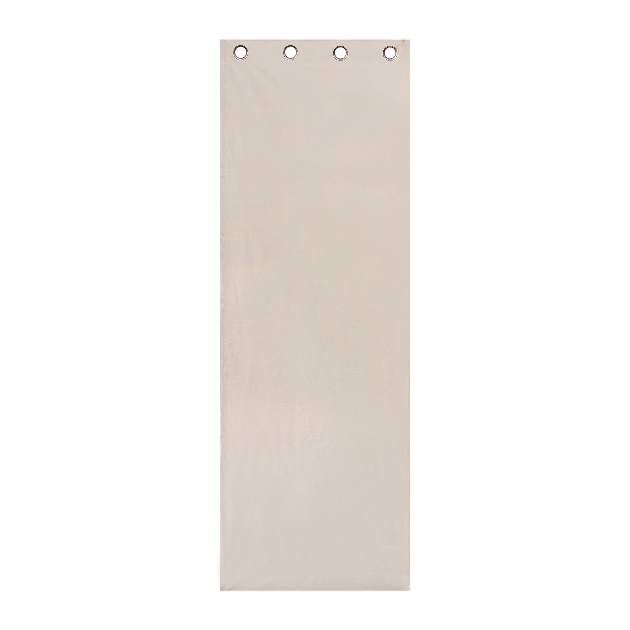 Mainstays Beige Solid Blackout Grommet Curtain Panel Pair, Set of 2, 30 in W x 84 in L