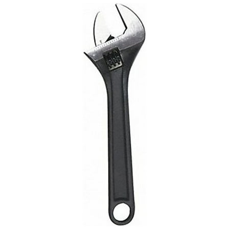 Westward Adjustable Wrench, 18 in, 2 in Jaw Capacity, Black 1NYB6