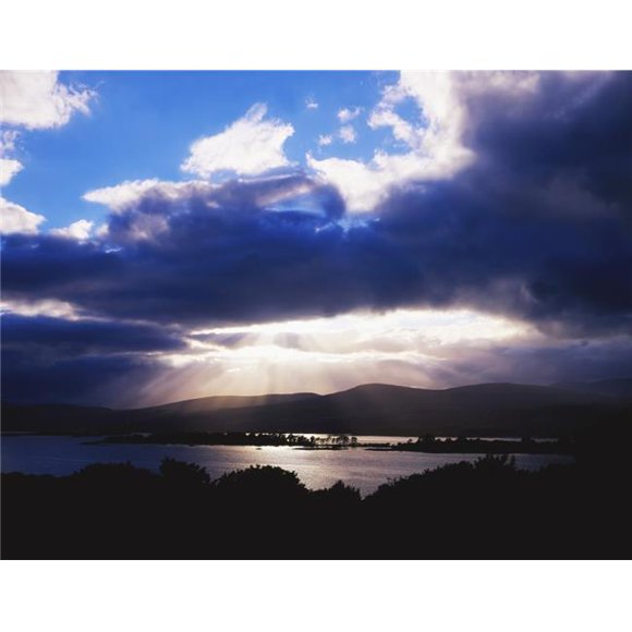 Posterazzi DPI1808627 Kenmare Bay Dunkerron Islands Co Kerry Ireland - Sunset Over A Bay Poster Print by The Irish Image Collection, 17 x 13