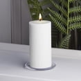 thumbnail image 2 of Root Unscented Timberline Pillar Candle, White - 3 x 6", 2 of 2