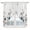 Blue, variant on Navy Blue Spring Floral Kitchen Window Curtains, Swag Curtains Valance for Bedroom Living Room Bathroom, Elegant Pastoral Flowers Watercolor Rod Pocket Window Curtain Block Drapes 2 Panels 36"x36"