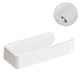 thumbnail image 2 of Soporte para montaje en pared, toallero de papel de cocina, toallero de baño mate de aluminio, estante simple, toallero de baño, estante de almacenamiento para inodoro multifunción, 2 of 8