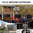 thumbnail image 4 of Naipo 44In Basketball Hoop Adjustable Height 6.56ft-10ft Goal Durable Outdoor Portable Basketball System for All Age Ranges, 4 of 7