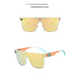 thumbnail image 5 of Gafas de sol coloridas, modernas y populares, antiultravioleta, antideslumbrantes, para adelgazar la cara, modernas para hombres y mujeres, 5 of 6