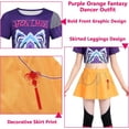 thumbnail image 2 of Popular Singer Costume Girls Halloween Costumes Outfit with Accessories Birthday Party Dress Up Sets Stage Performance Role Play Apparel for Kids, 2 of 6