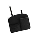 thumbnail image 4 of Dickly PU Leather Backseat Hanging Bag Car Organizer Mobile Phone Holder Car Tissue Box Black, 4 of 9